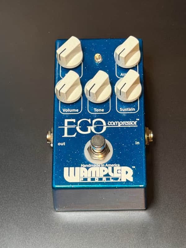 Wampler Ego Compressor V1 (Large Logo) 2010s - Blue image 1