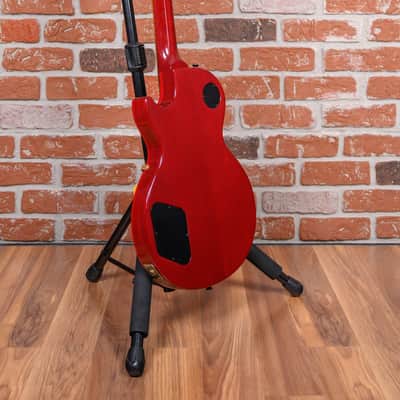 Gibson Les Paul Studio Plain Maple Top Transparent Red 1999 w/OHSC image 6