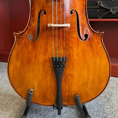 Exceptional Sounding Cello Master Wang's Own Work 200-y Old Spruce No. W8 image 12