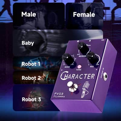Flamma FV03 Character Vocal Effects Pedal (Price includes the import duty for US buyer) image 2