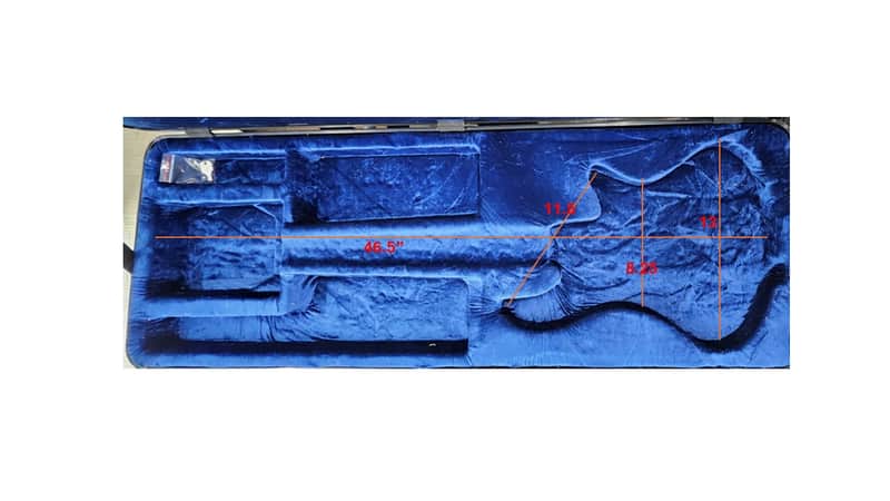 Schecter Molded Hard Case For Stiletto - Black image 1