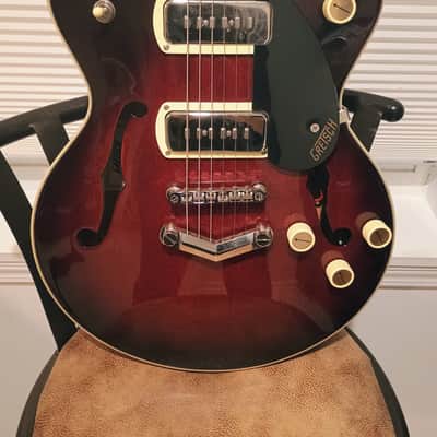 Gretsch G2655 P90 - Claret burst with Gretsch case image 1
