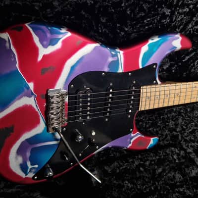 James Tyler Studio Elite Custom Shop 2003 Birdseyes Mapple neck - Psychedelic Vomit image 10