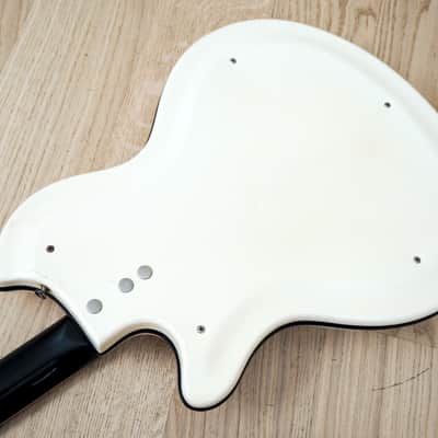 1965 Supro Martinique Val-Trol Resoglass Vintage Electric Guitar White, Valco image 17