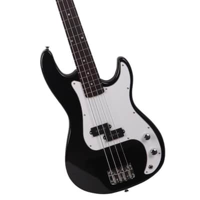 Glarry GP Electric Bass Guitar Set Black image 3
