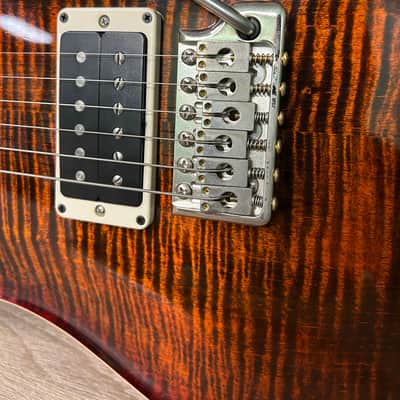 PRS Core 35th Anniversary Custom 24 with Pattern Thin Neck - Orange Tiger #2815 image 11