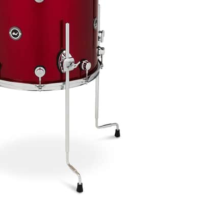 DW DWe 5pc Complete Electronic/Acoustic Drum Set w/Roland V51 Black Cherry Metallic image 6