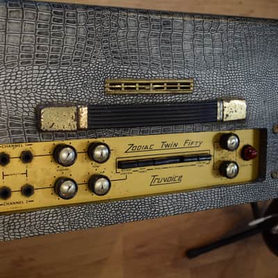 Selmer Zodiac Twin Fifty 1964 - Croc skin image 15