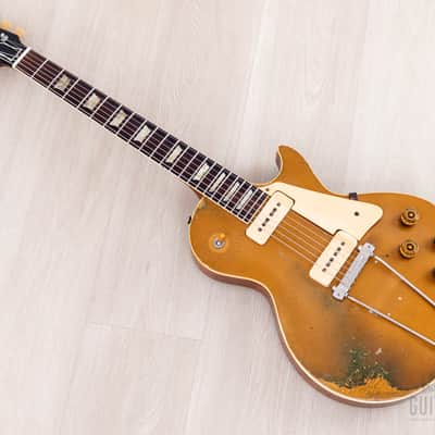 1952 Gibson Les Paul Standard Goldtop Vintage Guitar w/ Lifton Case image 13