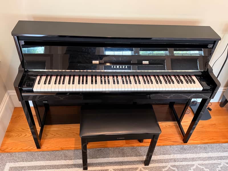 Yamaha NU1X AvantGrand 88-Key Hybrid Digital Piano 2018 - Present - Polished Ebony image 1
