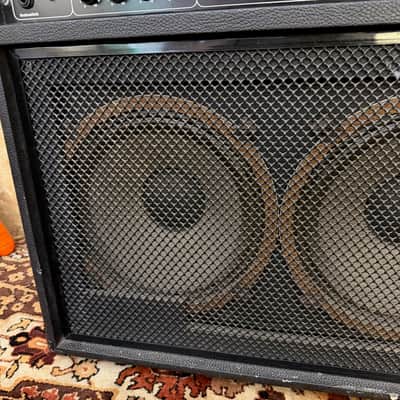 Vintage 1970s White Chorus 160 CL160 Tour Range 2x12 Amplifier Combo w/ G12-80 image 5