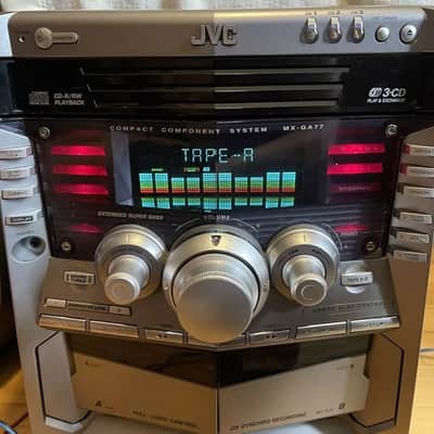 JVC MX-GA77 360W 3 CD Changer Dual Cassette Player AM/FM Stereo System CA-MXGA77 image 3