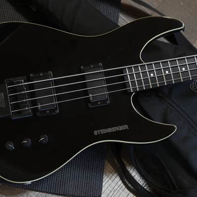 1988 Steinberger XM2 Headless Electric Bass Black + OGB image 2