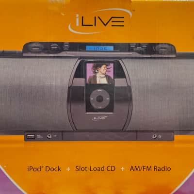 iLIVE iLIVE iB7 iPod Dock & CD Player Boombox Speaker in New Original Packaging image 2