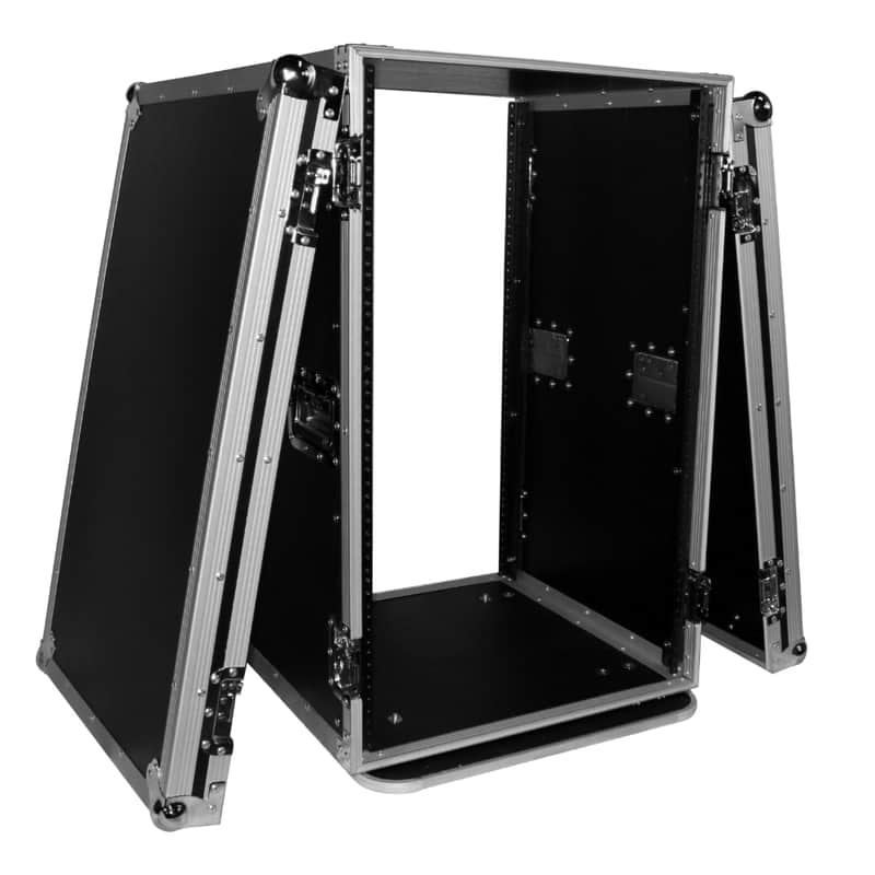 ProX 18U Space Amp Rack Mount ATA Flight Case 19 Inch Depth W-Casters image 1