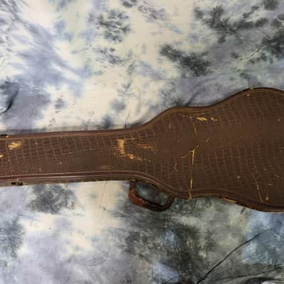 Vintage RARE 1959 Gibson 3/4 Size Melody Maker Soft Shell Electric Guitar Case Alligator Print image 3