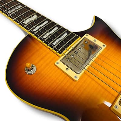 ESP E-II Eclipse Flame Maple Tobacco Sunburst 2014 image 10
