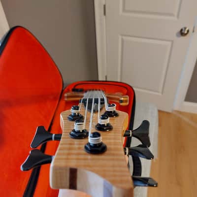 Harley Benton BZ-5000 NT (Neck Through) 5 String Bass Guitar image 3