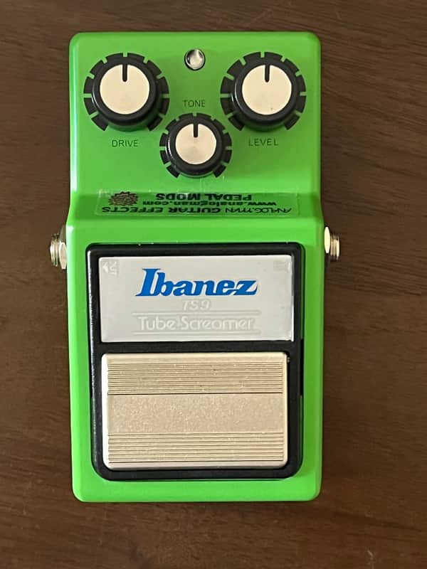 Ibanez TS9 Tube Screamer with Analogman Mod Green | Reverb