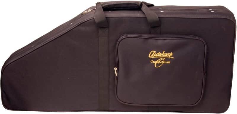 Oscar Schmidt AC448 Autoharp Semi-Hardshell Backpack Case - Brown image 1