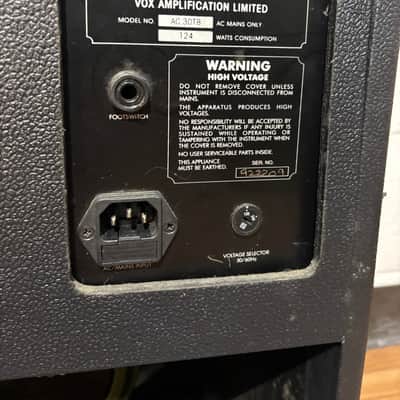 Vox AC30/6 TB 3-Channel 30-Watt 2x12" Guitar Combo 1994 - 2004 - Black image 10