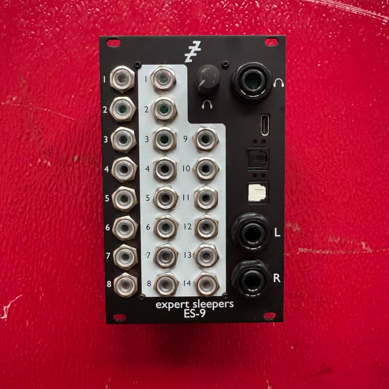 Expert Sleepers ES-9 USB Interface Eurorack Synth Module 2020 - Present - Black image 1