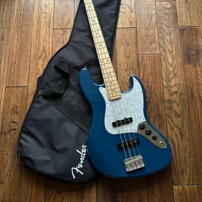 2020 Fender MIJ Hybrid II Jazz Bass with Maple Fretboard Indigo Japan image 16