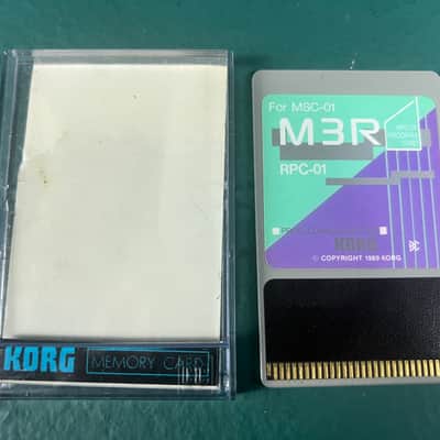 Korg M3R PCM PROGRAM CARD For MSC-01 RPC-01 With Case