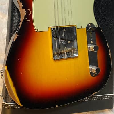 Fender '63 Relic Limited Edition Telecaster - Handwound PU's - Custom Shop - Authorized Dealer - Sunburst 7.25lbs - G05514 image 8