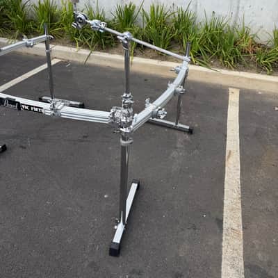 Pearl DR513C ICON Curved 3-Sided Drum Rack 2010s - Chrome image 2