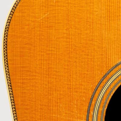 Martin D-28 1937 Vintage Acoustic Guitar – Natural Finish, Pre-War Model image 14