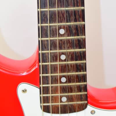 1993 Fender Squier Series Stratocaster MIK Electric Guitar, Rosewood Fingerboard, Torino Red w/ Lace Sensor Pickups & Sperzel Locking Tuning Gears image 6