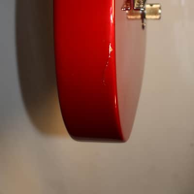Fender American Standard Telecaster Red Finish Maple Fingerboard electric guitar used 1992 image 11