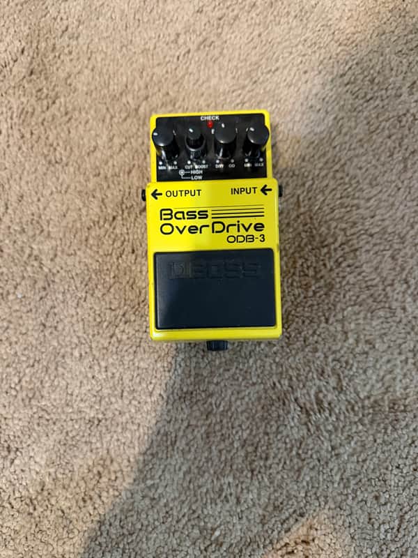 Boss OD-3 OverDrive (Silver Label) 1997 - Present - Yellow image 1