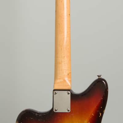 Fender  Jazzmaster Solid Body Electric Guitar (1959), ser. #34376, original tweed hard shell case. image 9