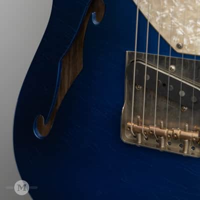 Don Grosh Electric Guitars - NOS Hollow T - Lake Placid Blue - Timeworn Finish image 9