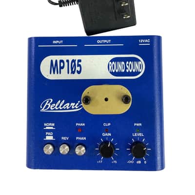Bellari MP105 ROUND SOUND Tube Mic Preamp - New Tube image 1