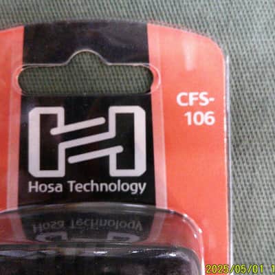 Hosa CFS106 Guitar Patch Cable Molded Angle-Angle - 6' 2010s - Standard image 2