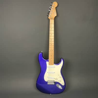 Fender Standard Stratocaster MIM Midnight Blue Maple Neck 2000 w/ Fender Tweed Hard Case image 1