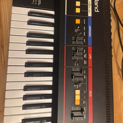 Roland Juno-6 61-Key Polyphonic Synthesizer 1982 - 1984 - Black image 2