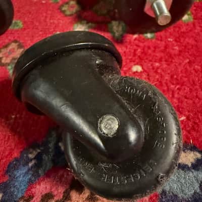 Marshall Homa 1970's Castor Wheel Set - Black x 4 image 5