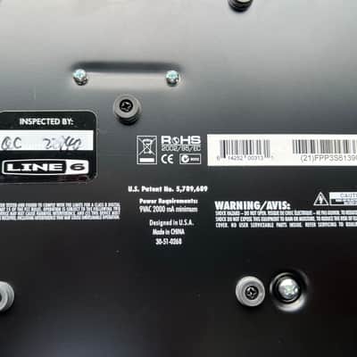 Line 6 Floor POD Plus Multi-Effect and Amp Modeler 2010 - Black (plus hard case) image 5