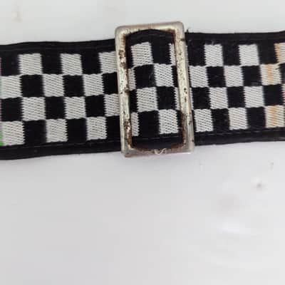 Hamer USA Branded "Bobby Lee" Checkerboard Guitar Strap image 3