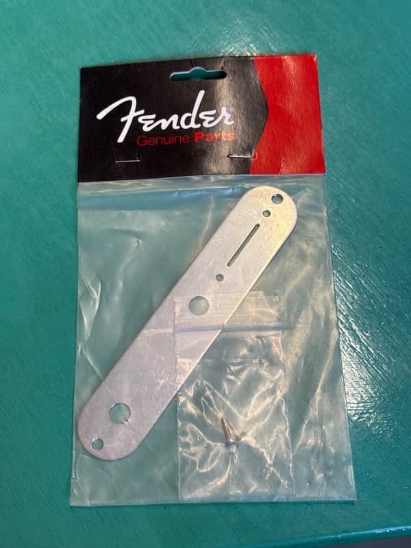 Fender Original Vintage Telecaster Control Plate - Nickel image 1