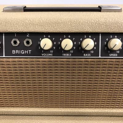1963 Fender Tremolux Amp Head (Blonde 6G9-B) w/ 2X10 Cabinet Owned by Ian D'Sa of Billy Talent image 11