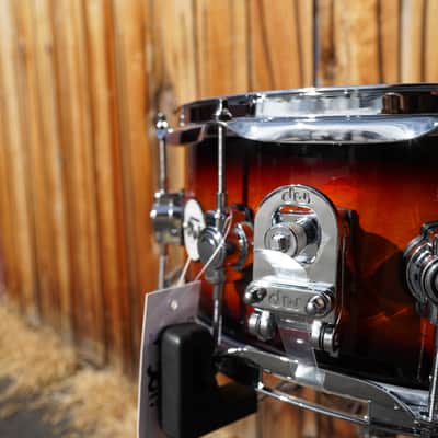 DW Design Series Tobacco Sunburst Lacquer 6 x 14" Maple Snare Drum (2026) image 5