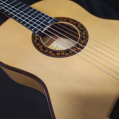 New Jose Ramirez 140 Flamenca Classical Flamenco Nylon String Guitar w/ Logo'd Hard Case image 13