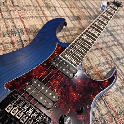 Ibanez RG653DX-TDF Prestige 2026 - Present - Transparent Deep Blue Flat image 4