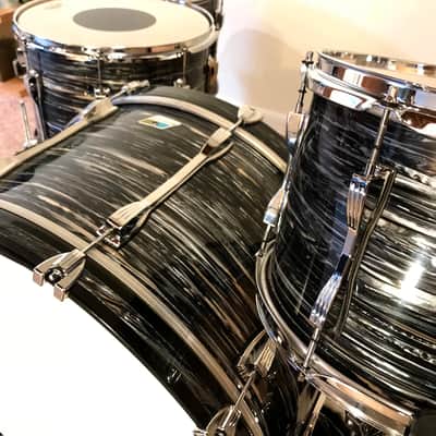 Ludwig Classic Maple 13/16/18/26 Black Oyster Pearl Black Oyster Pearl image 3