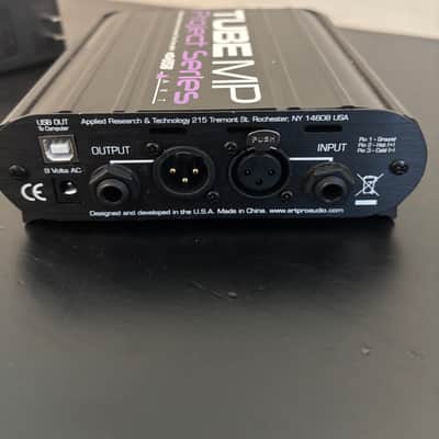 ART TUBEMP Project Series Microphone Preamp with USB 2009 - Present - Black image 2